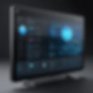 User Interface Design of Web OS An interactive display showcasing the user interface design principles of Web OS.