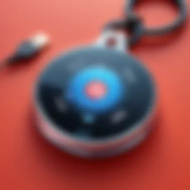 Visual representation of security features of Air Tags