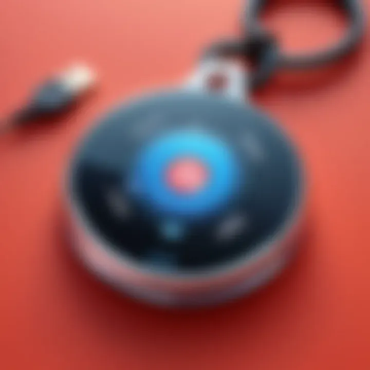 Visual representation of security features of Air Tags