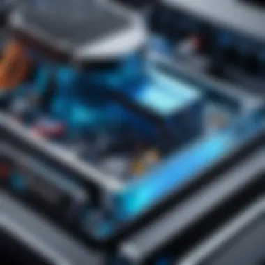 Components of Water Cooling System Diagram illustrating the components of a water cooling system