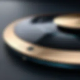 Sleek design of the ZTE Cymbal showcasing its unique features