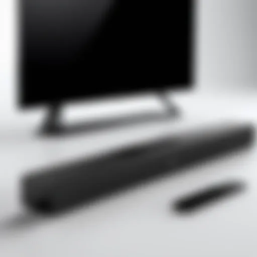 Vizio 5.1 Soundbar showcasing its sleek design