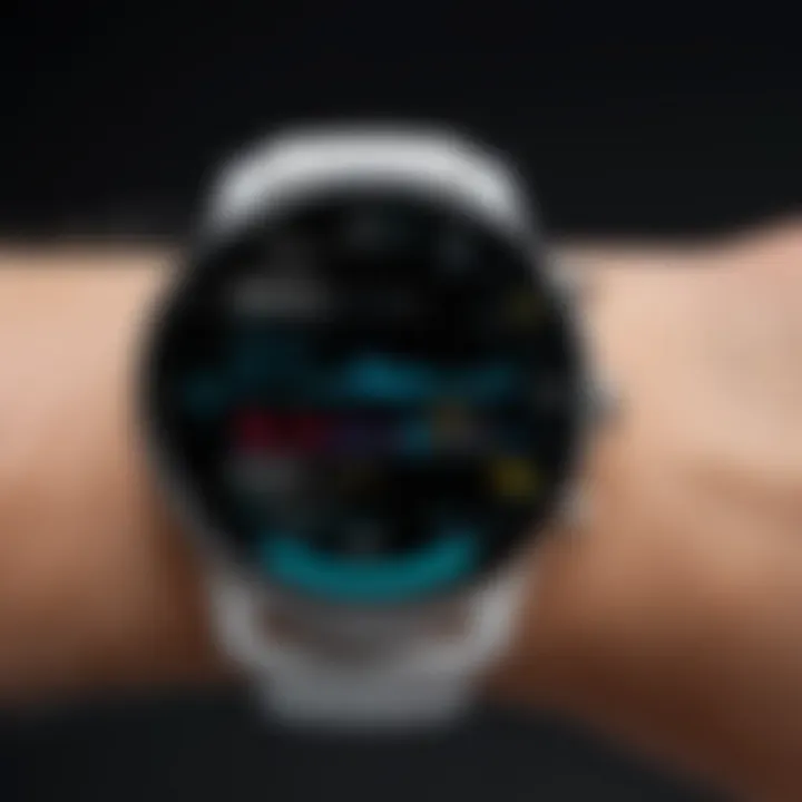 Wear OS sleep tracking interface showcasing detailed metrics