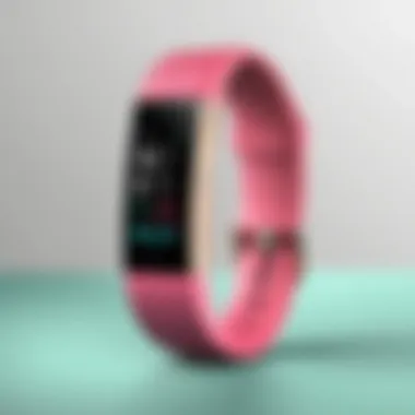 Fitbit device showcasing advanced health metrics