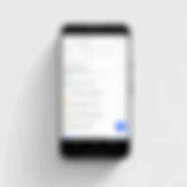 Interface Features of Google Voice Language Translator Visual representation of Google Voice Language Translator interface showcasing its features.