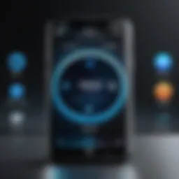 Smartphone displaying the Alexa app interface