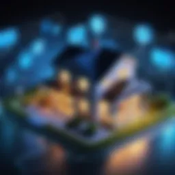 Visual representation of home network architecture