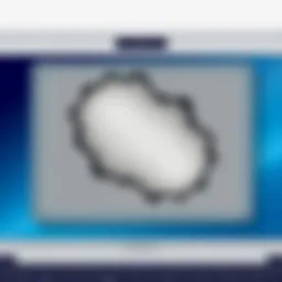 Interior view of an old MacBook showing dust buildup