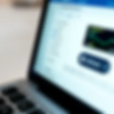 Optimizing Software for Better Performance Close-up of software optimization settings on MacBook