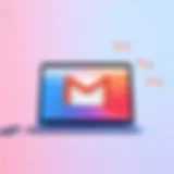 Visualizing the Gmail interface for sending large files