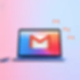 Visualizing the Gmail interface for sending large files