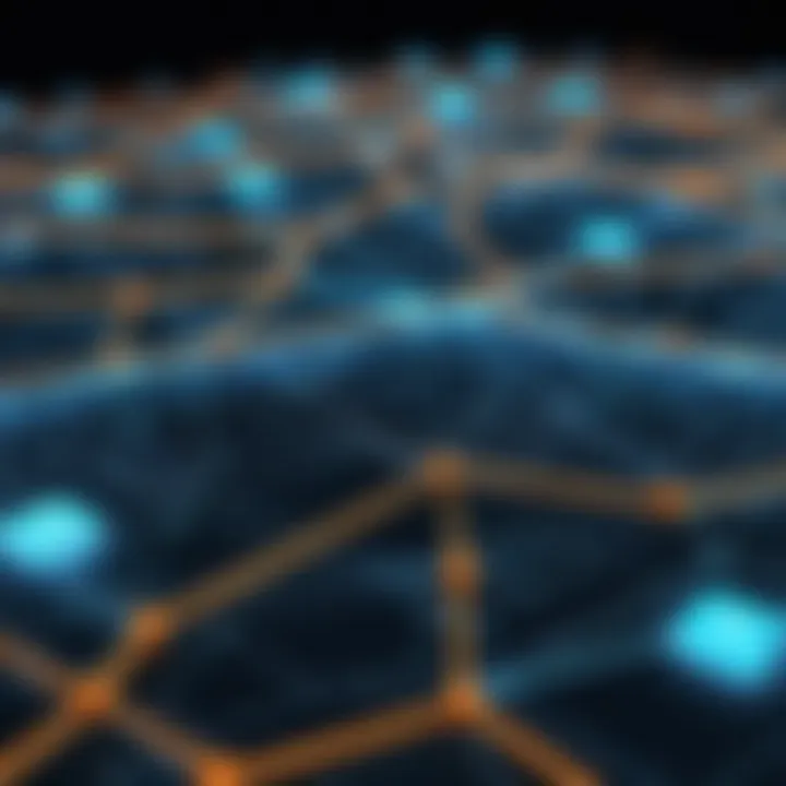 Visual representation of network coverage areas
