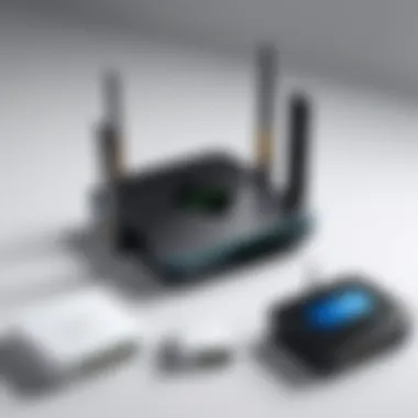 Performance Comparison of Various Routers Comparative chart of router performance metrics