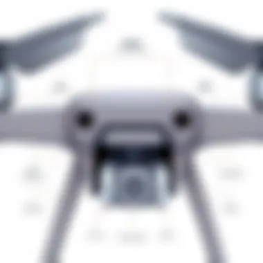 Close-up of drone specifications and features