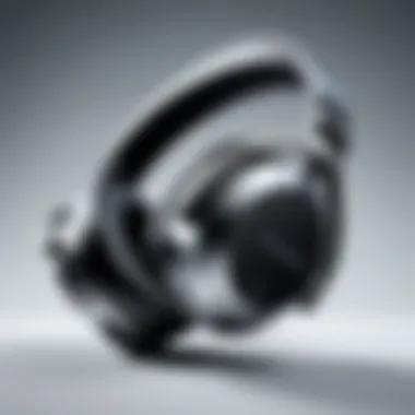 High-tech noise-canceling headphones