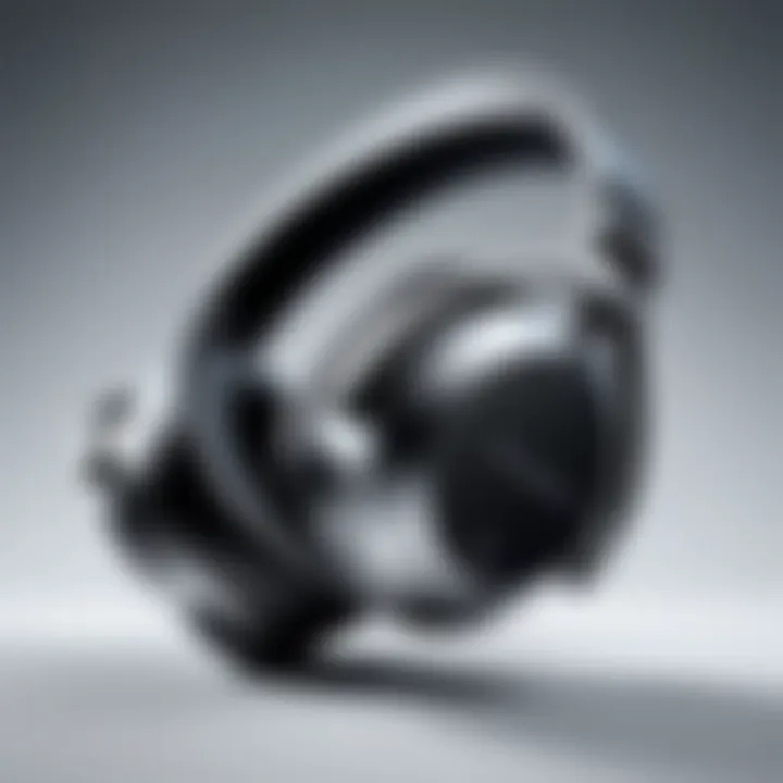 High-tech noise-canceling headphones