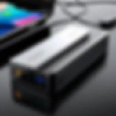 Professional-grade portable charger with multiple ports