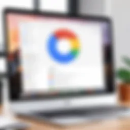 Screen displaying Google Apps integration on macOS