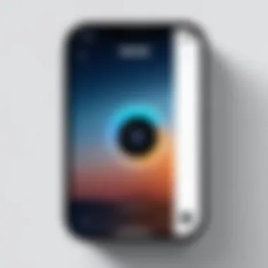 Ring App Interface on iPhone Screenshot of Ring app interface on iPhone displaying features