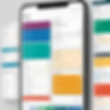Core Features of Personal Kanban Applications Diagram showcasing features of personal Kanban apps