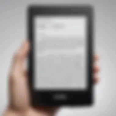Visual Clarity: Kindle Paperwhite Display Insights Close-up of Kindle Paperwhite display quality
