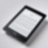 Kindle Paperwhite showcasing sleek design