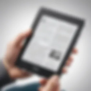 Engaging with Innovation: User Experience of Kindle Paperwhite User interacting with Kindle Paperwhite features