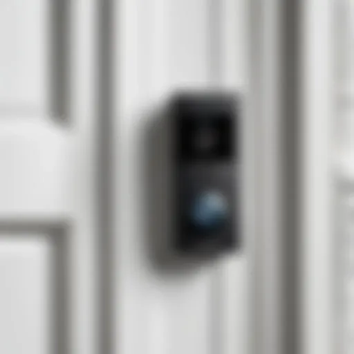 Kuna Doorbell Camera mounted on front door