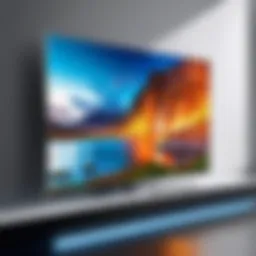 Latest Samsung Smart TV showcasing its sleek design