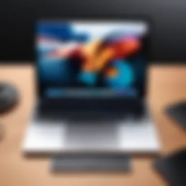 User interface of macOS highlighting unique functionalities.
