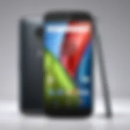 Moto G Play front view showcasing display