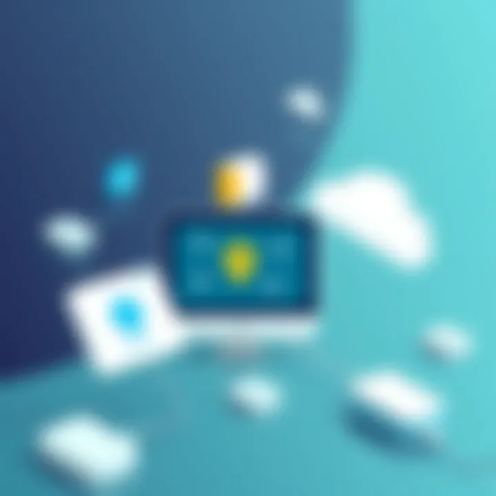 Illustration of various hosting options for domains