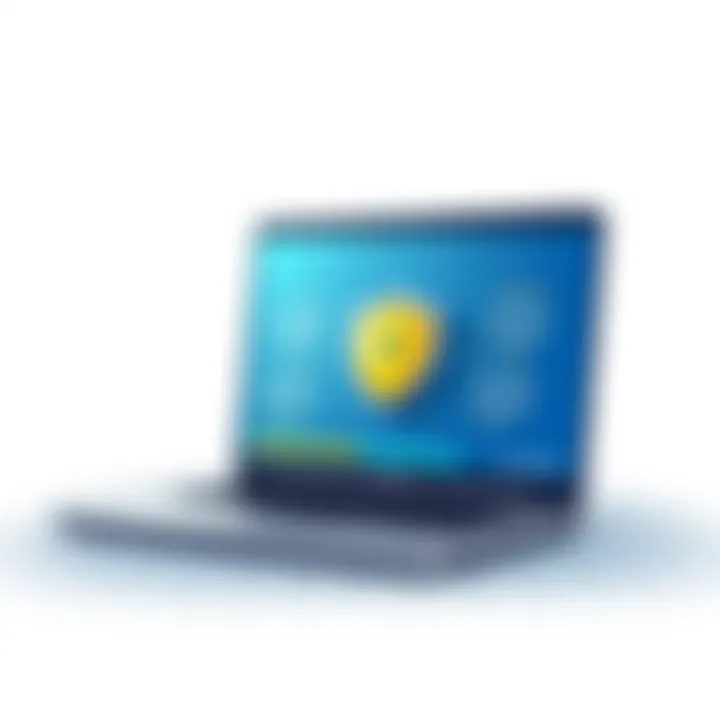 Premium business laptop with security features