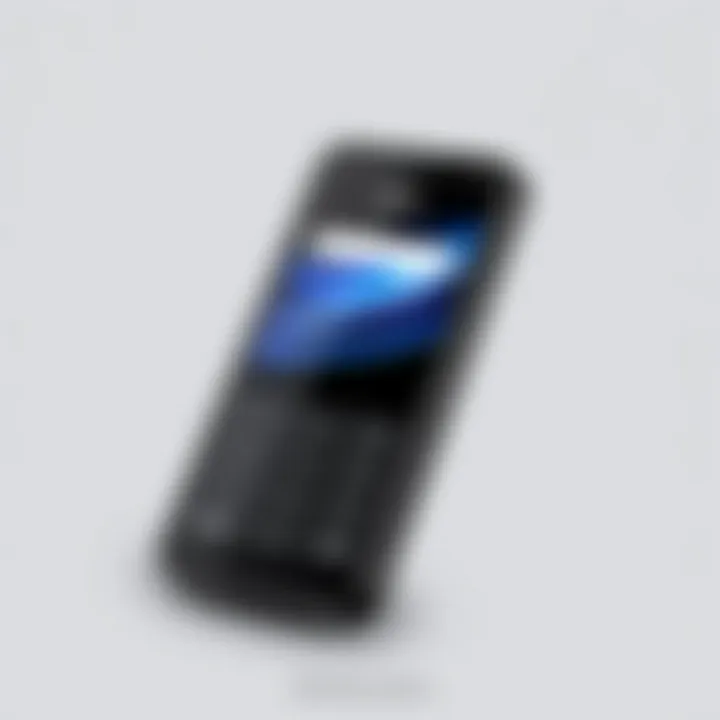 Sleek design of the Nokia 8000 4G showcasing its modern aesthetics