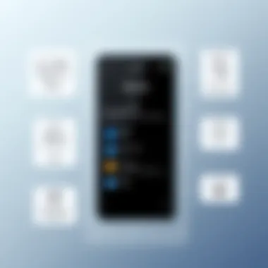 User interface of Nokia 8000 4G highlighting software features