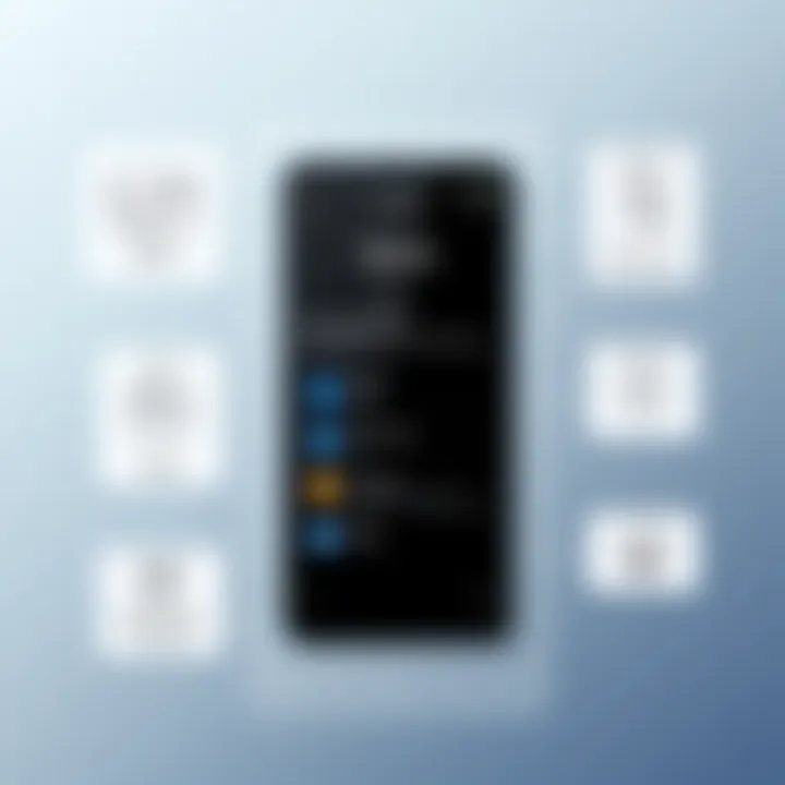 User interface of Nokia 8000 4G highlighting software features