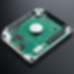 Overview of a notebook drive upgrade kit components