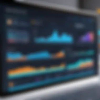 Learning Management System Dashboard A visually appealing dashboard of a coding learning management system