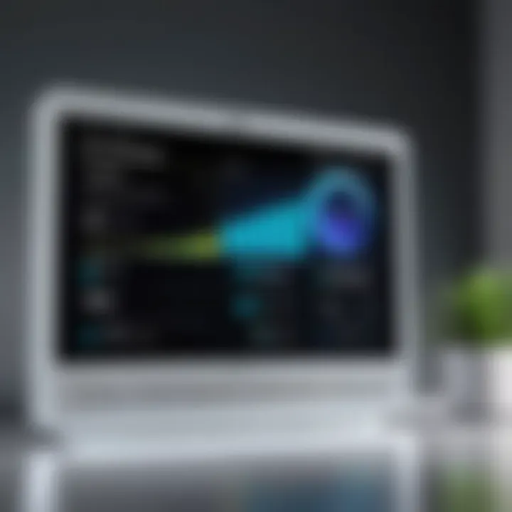 Technical specifications of a Wi-Fi range extender displayed on a digital screen