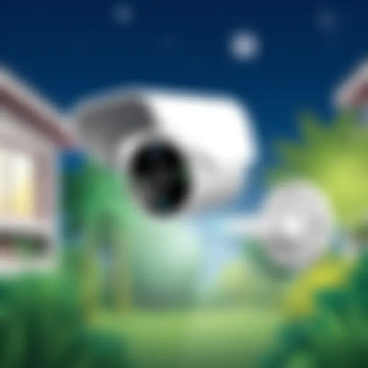 High-performance outdoor motion sensor camera with night vision capabilities