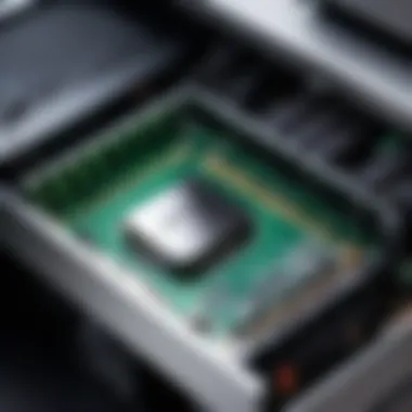 Inside Look at Pavilion Gaming Computer Hardware Close-up of hardware components inside a Pavilion Gaming computer