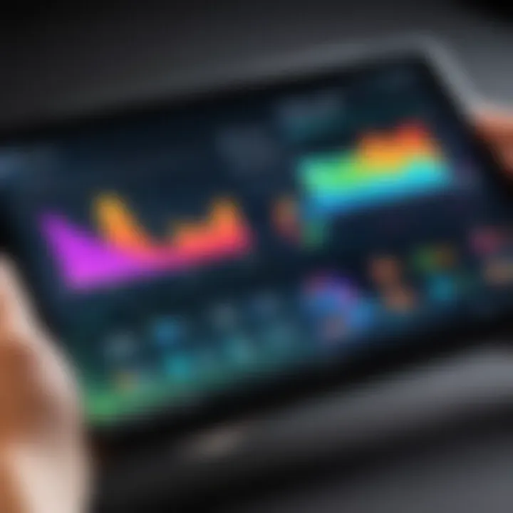 Side-by-side comparison of gaming performance metrics for budget and high-end tablets.