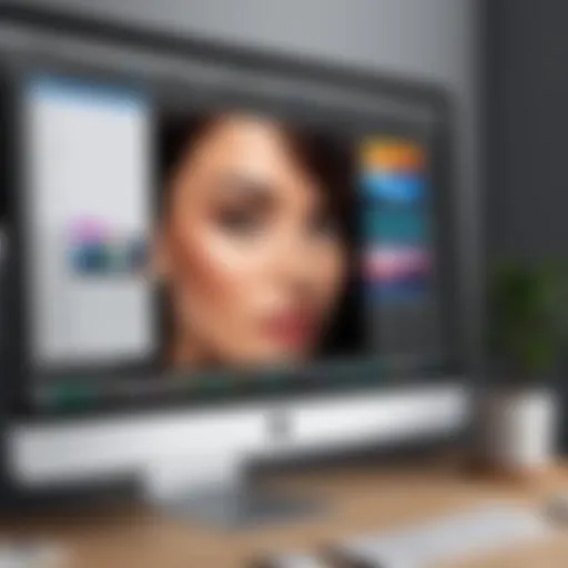User interface of a popular photo editing software on Mac