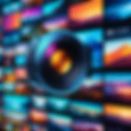 Dynamic video montage created from photos showcasing vibrant transitions