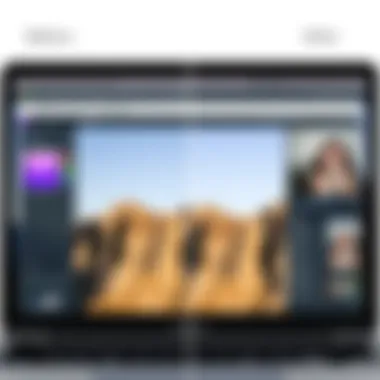 Before and after comparison of photo editing results