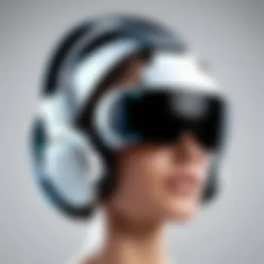 Futuristic headset design illustrating advancements in tech