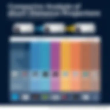 Comparative analysis chart of top short distance projectors