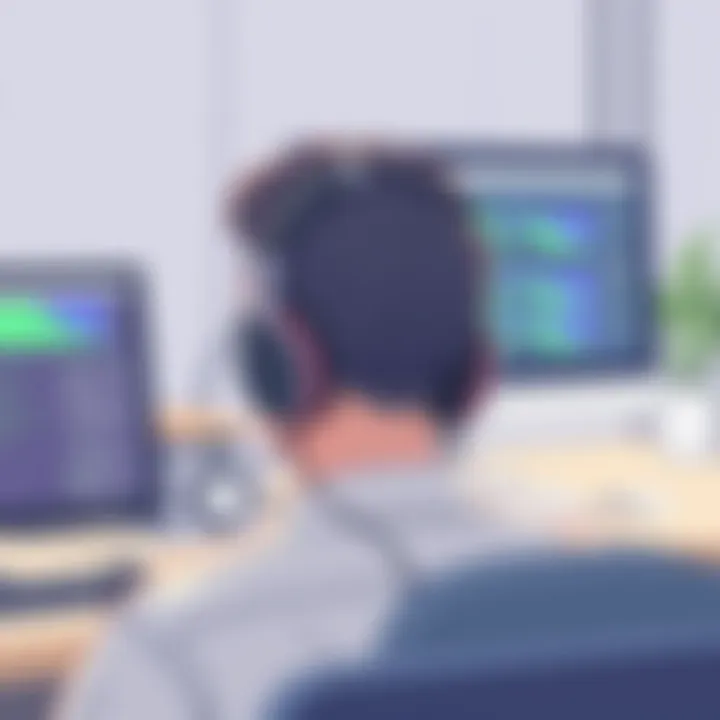 Quiet Headphones in a Professional Setting Quiet headphones in a professional workspace environment