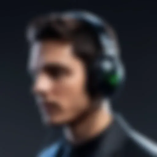 Razer headset design showcasing sleek aesthetics