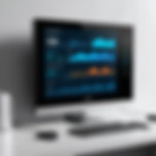 An advanced temperature monitoring system interface